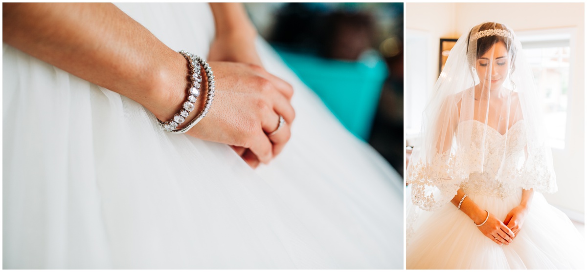 bride details of and bracelet | Hidden Meadows Wedding Snohomish Washington