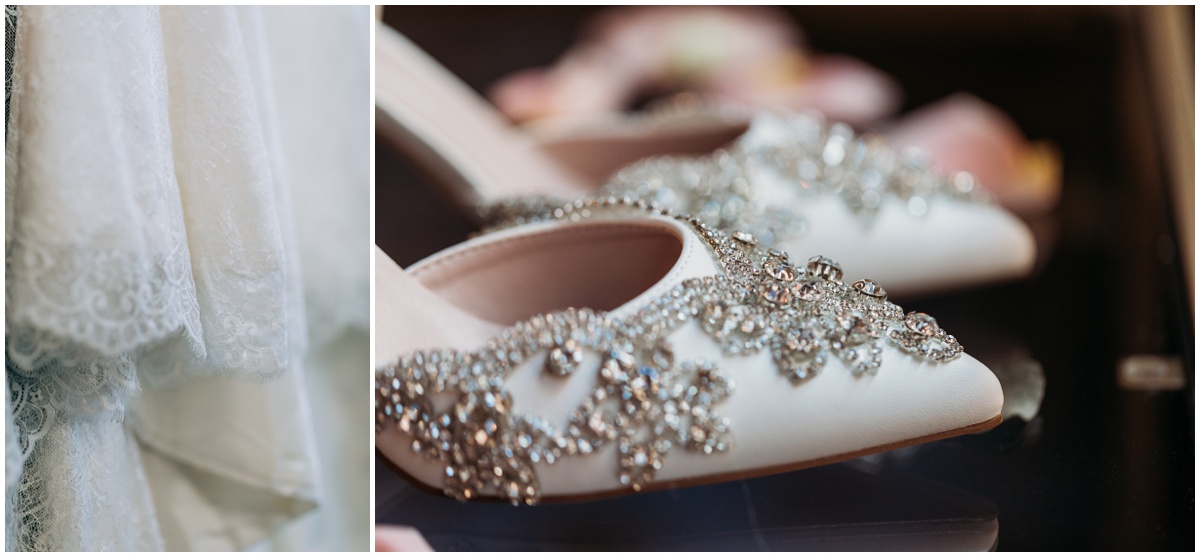 shoe and dress details